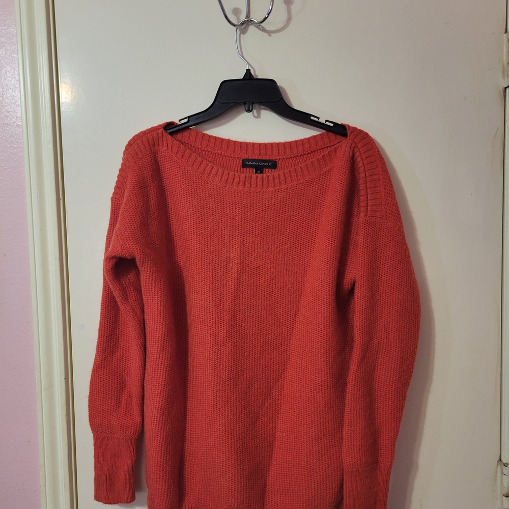Banana Republic Women's Bright Coral Sweater